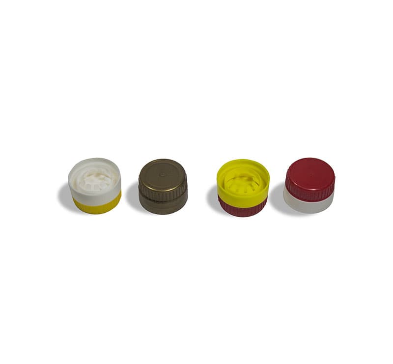 29/21MM PRESS ON/CTC TWO PCS CAP (40K)-FLOWER TYPE