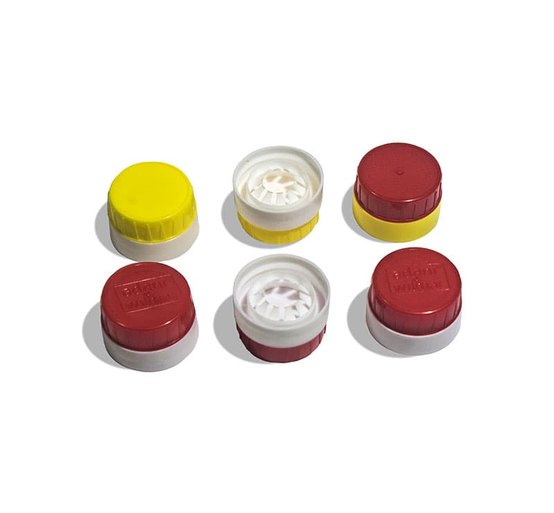29/21MM PRESS ON/CTC TWO PCS CAP (20K)-FLOWER TYPE