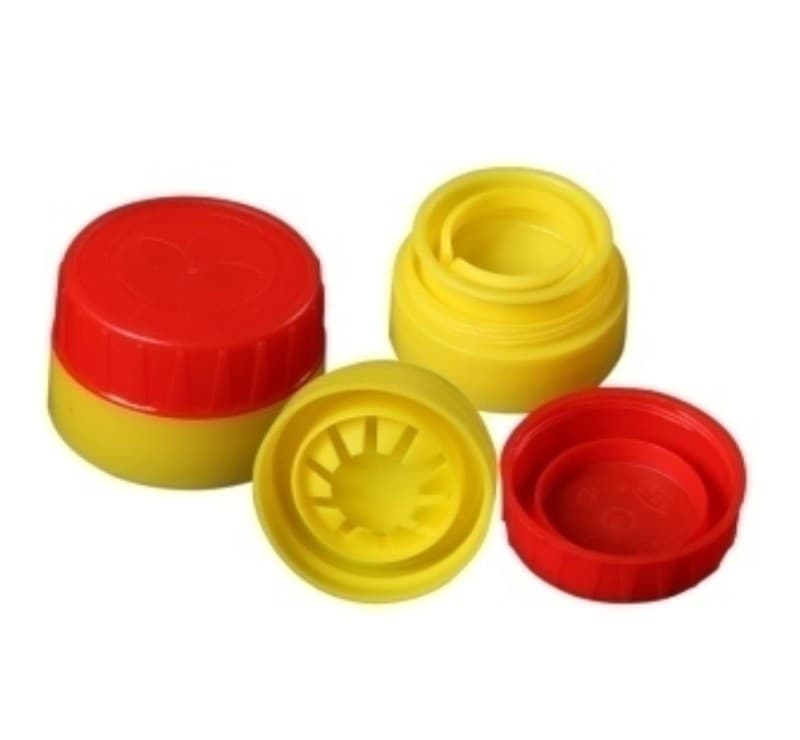 29/21MM PRESS ON/CTC TWO PCS CAP (20K)-FLOWER TYPE